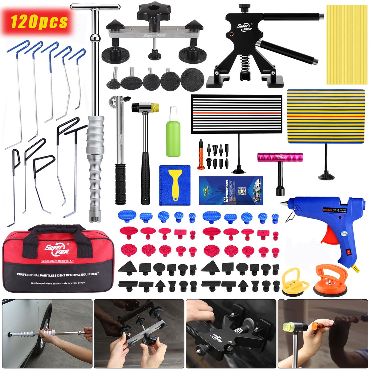 Auto Body Dent Repair Tool Set, 10 Pcs Hagel Damage Produktbild-Vorschau 5