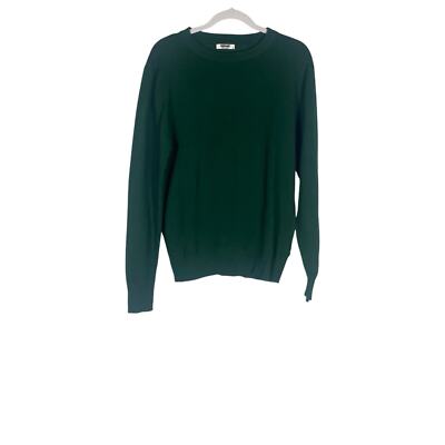 Men's Coofandy Green Crewneck Sweater Size Medium