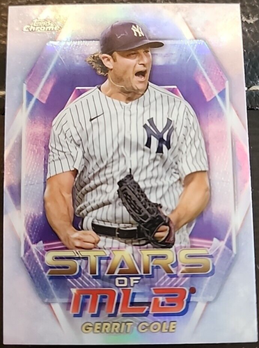 2023 Topps Series 1 Stars of MLB Chrome #SMLBC-30 Gerrit Cole, N.Y. Yankees