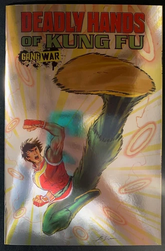 DEADLY HANDS OF KUNG FU GANG WAR #1 FOIL VARIANT BEN SU MARVEL COMIC LIMITED ED
