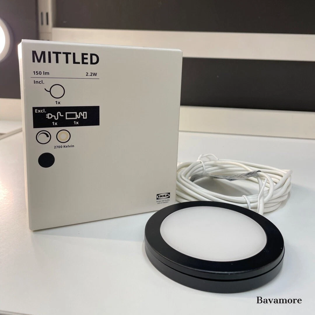 Don't want material Charles Keasing Ikea MITTLED Cabinet LED spotlight, dimmable black 3" 150 Lumen NEW SET OF 2 | eBay Don't want material Charles Keasing Ikea MITTLED Cabinet LED spotlight, dimmable black 3" 150 Lumen NEW SET OF 2 | eBay