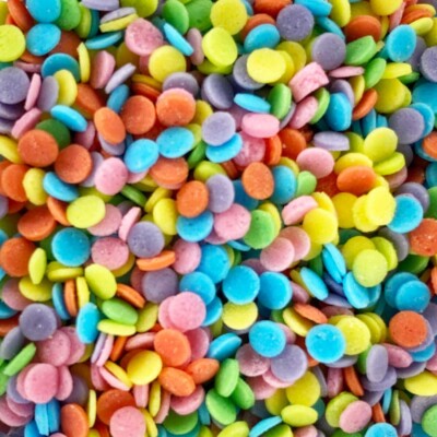 Funfetti Konfetti - Backbar Regenbogen Streusel essbar Tortendekoration 800g