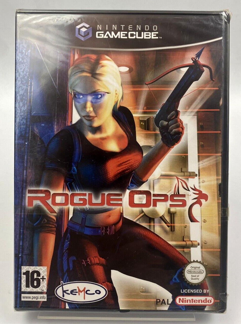 Gamecube Rogue Ops, UK Pal, Brand New Factory Sealed, **Flawed**