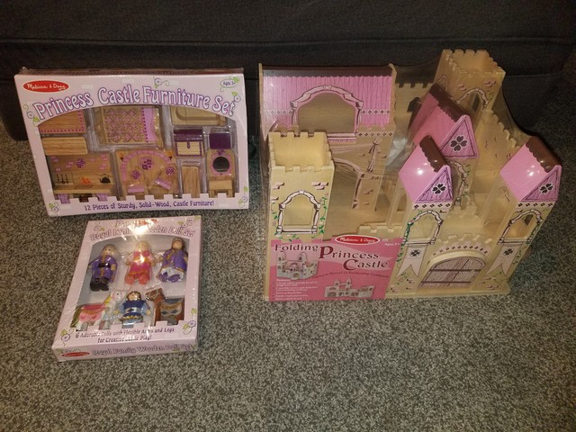 melissa and doug princess castle furniture