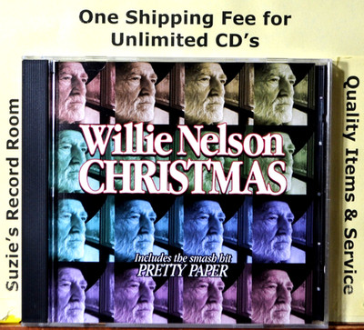 CD Willie Nelson Christmas EX- NICE COPY Pretty Paper -Joy to the World
