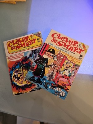 CLEVER & SMART, 2 Bände***NR.28 ,1976 und 58. 1986,  Vintage    