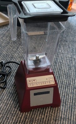 BlendTec Total Blender Red Reconditioned Model ES3 - 219 Cycles 