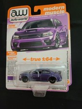 2024 Auto World Modern Muscle 2023 DODGE CHARGER R/T SCAT PACK R3VB 4 Near Mint