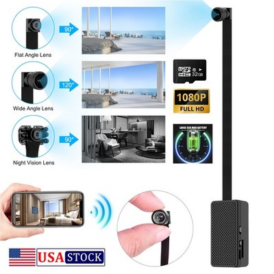 HD 1080P Mini WiFi Camera Wireless DVR Night Vision Motion Detection Video Cam