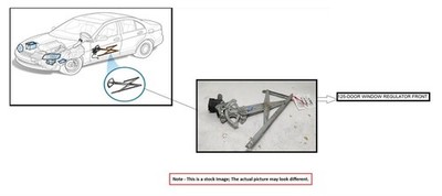 LEFT FRONT DOOR WINDOW REGULATOR OEM 2017 MERCEDES-BENZ E300