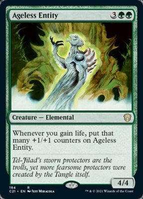 Ageless Entity - Medium Play MTG Commander 2021 Strixhaven