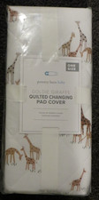 POTTERY BARN BABY New GOLDIE GIRAFFE Quilted CHANGING PAD COVER One Size Cotton