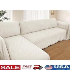 L Shape Couch Cover Sectional Sofa Dog Protector Easy to Clean Blanket New