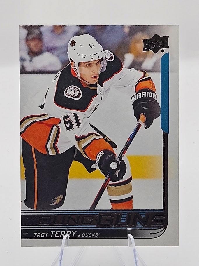 Troy Terry 2018-19 Upper Deck Series 1 YG Anaheim Ducks