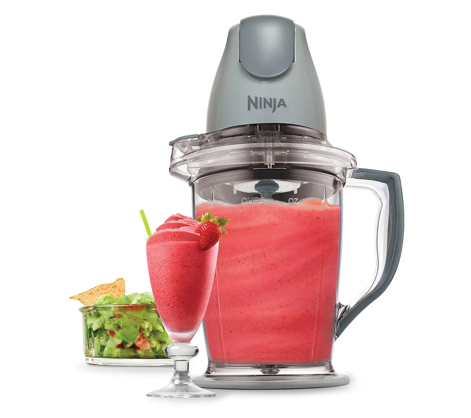 Ninja Master Prep Chopper Blender with 48oz Pitcher 16oz Bowl 400W Power  -image