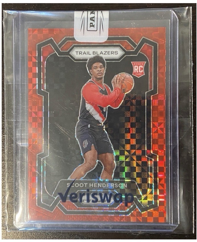 2023-24 Panini Prizm Scoot Henderson #141 Red Power Prizm /75 (RC)