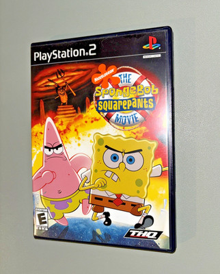 SpongeBob SquarePants Movie PS2 Video Game CIB w/ Manual and Booklet