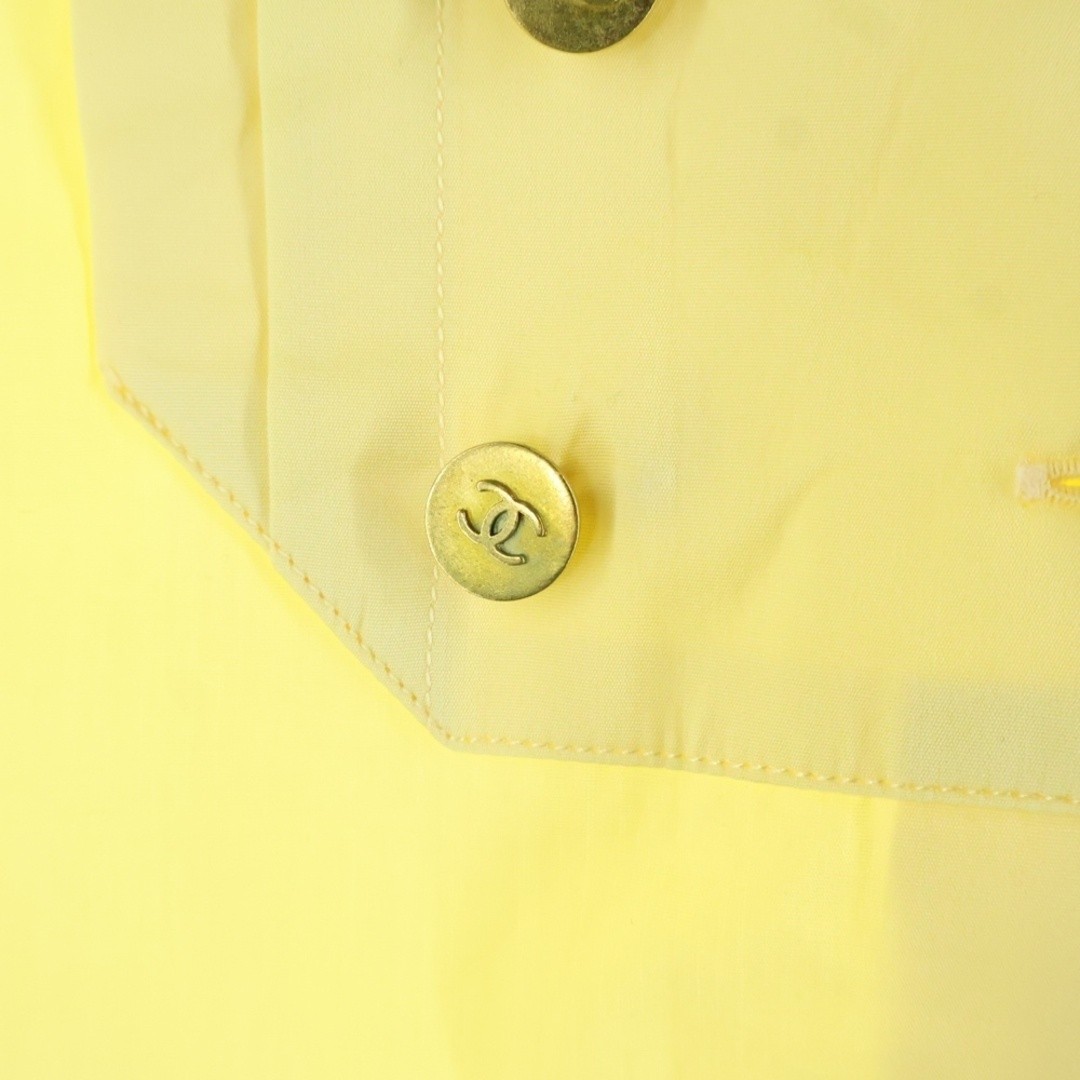 CHANEL Coco Mark Button Cotton Double Breasted Pu… - image 6