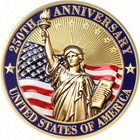 250th Anniversary USA Coin 1776-2026 Double Sided High Relief Commemorative