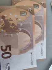 LOT DE 2 Billets Neuf 50  Euros 2017 Lagarde UH53505476/06-15 RARE