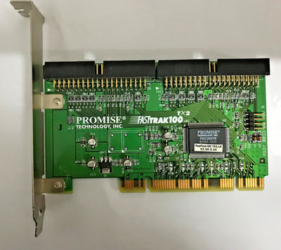 PROMISE TECHNOLOGY FASTTRAK100 TX2 TX2/LP 2-PORT IDE CONTROLER PCI#GK13720