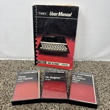 Timex Sinclair 1000 Tape Programs And User Manual UNTESTED AS IS