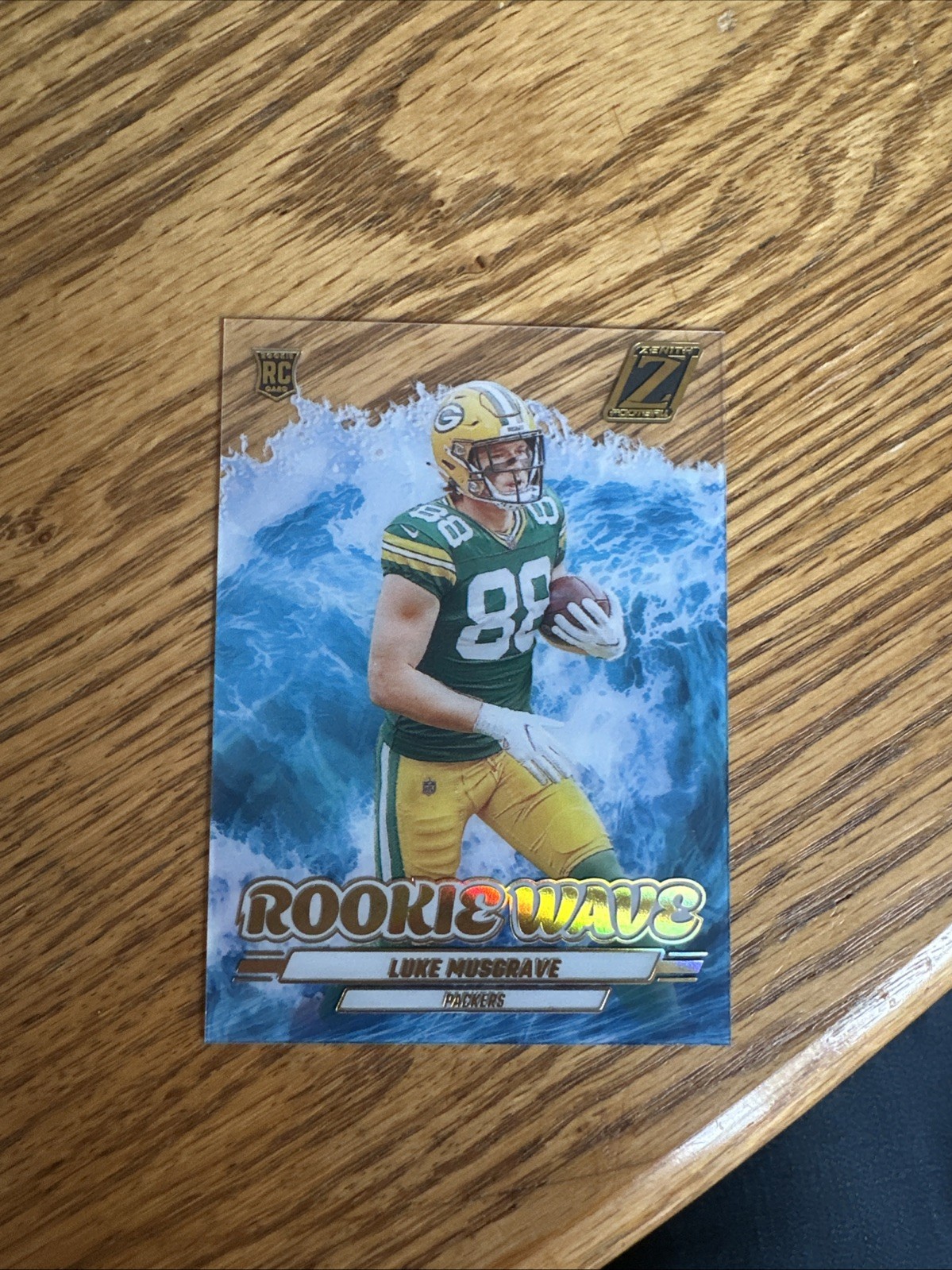 2023 Panini Zenith - Rookie Wave Luke Musgrave Acetate SP #36 (RC) Packers