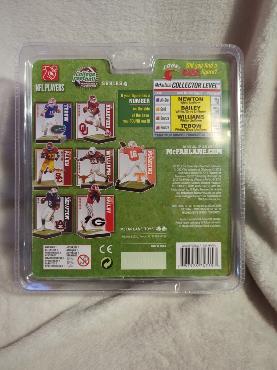 Cam Newton フィギュア Auburn Tigers Cam Newton NFL Players McFarlane Toys Series 4