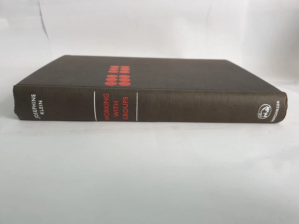 Working with Groups by Josephine Klein, 1961 First Edition Hutchinson, hardback - Image 3 of 4