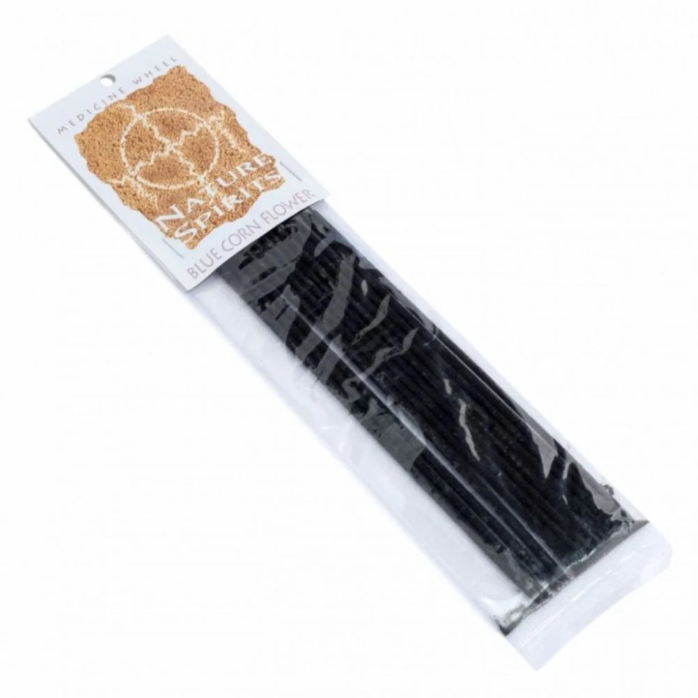 Medicine Wheel Blue Corn Flower Incense Joss Sticks 20g