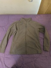Danskin Now Women's Gray Full Zip Activewear Jacket L/G 12-14 Pockets