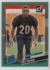 2023 Panini Donruss Rated Rookie Press Proof Green DJ Turner #319 1a04
