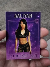 Aaliyah Hip-Hop R&B Trading Card Topps Panini