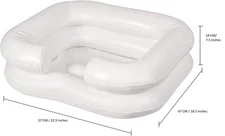 Inflatable Hair Washing Basin for Bedridden Injured Elderly Shampoo Bowl Tray