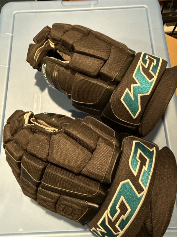 San Jose Sharks Brent Burns Game Worn Gloves