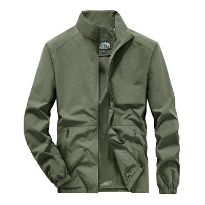 High Quality Business Brand Outerwear Slim Fit Coat Pure Cotton Casual Jacket Me