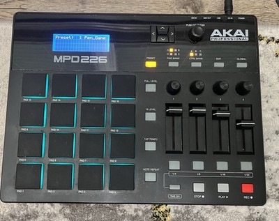 Akai Professional MPD226 MIDI pad controller.
