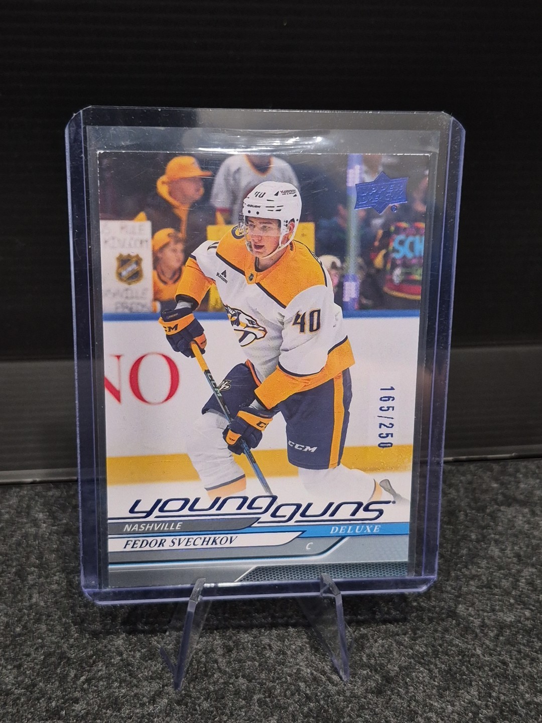 2024-25 Upper Deck Fedor Svechkov Young Guns Deluxe 165/250 #724 Extended Rookie