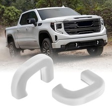 Tow Hook Covers Fit for GMC Sierra 1500 2019-2025 Vertical White