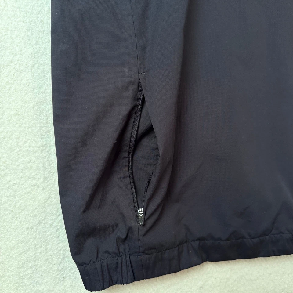 Chaleco de golf Nike para hombre negro sin mangas cuello en V entrenamiento deportivo ropa deportiva Foto 4 de 4