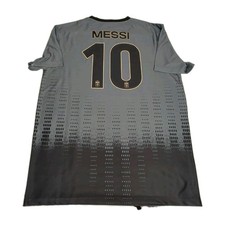 New With Tags Messi #10 Argentinia AFA Gray Jersey Size Medium Authentic