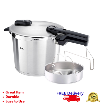 #ad #ad Premium 6.3 Qt Pressure Cooker 18 10 Stainless Steel Induction New $349.99