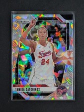 2024 Panini WNBA Prizm Tamika Catchings #40 Cracked Ice Parallel Indiana Fever