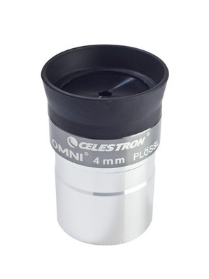 CELESTRON Teleskop Omni Okular 1.25'', 4mm Plössl, 50° Gesichtsfeld