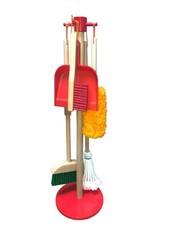 Kids Cleaning Set - Duster, Brush, Mop, Broom, Stand - STEM Toys, 6 Piecest