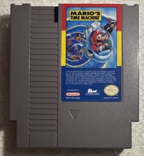 Mario's Time Machine Cart Only- NES Nintendo- TESTED & CLEANED Good Condition