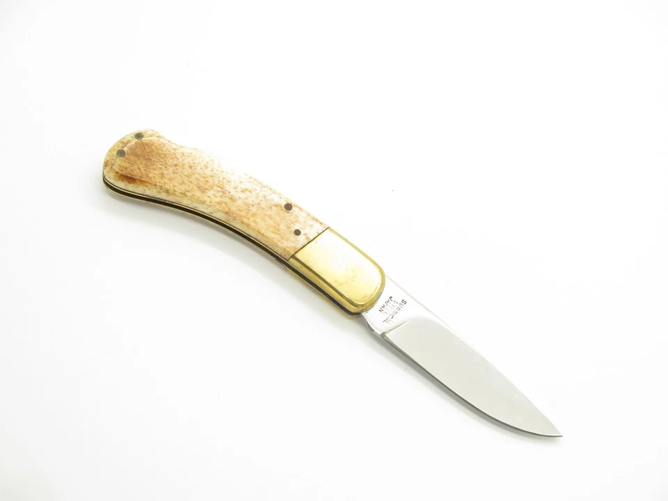 Vintage 1976-1978 Parker Frost Imai Seki Japan Husky Folding 3" Lockback Knife - Image 4 of 4