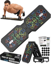 Push up Board Fitness, Foldable 20 in 1 Push up Bar at Home Gym, Multi-Functiona