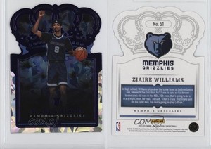 2021-22 Panini Crown Royale Purple Crystal /25 Ziaire Williams #51 Rookie RC