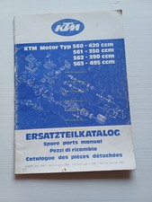 KTM MOTORE TYP 560-561-562-563 420-350-390-495 1980 catalogo ricambi originale